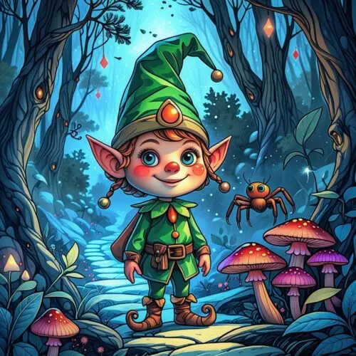 Short bedtime story with forest creatures