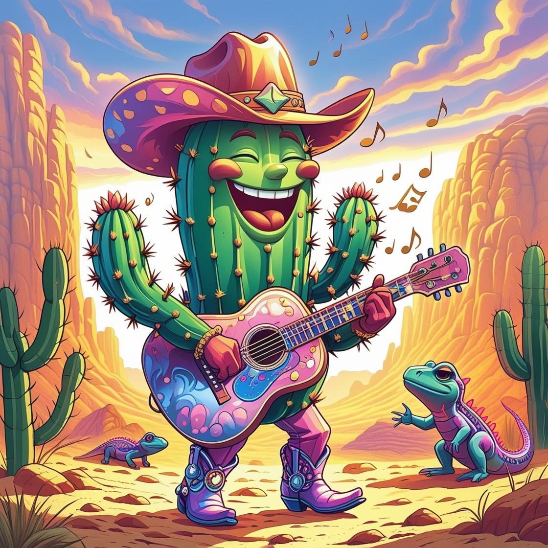 Rhyming desert story for children