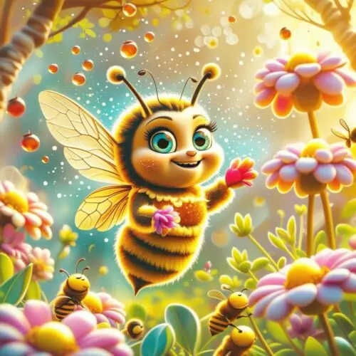 Funny Rhyming Bee Poem for Kids
